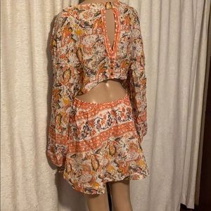 Free people open back dress